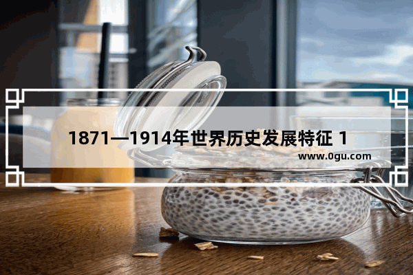 1871—1914年世界历史发展特征 1914年之前的世界历史