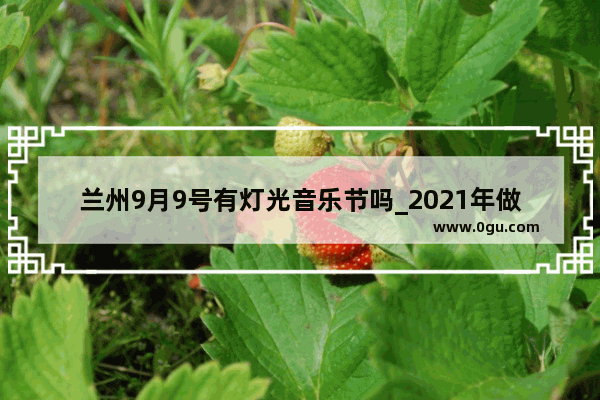 兰州9月9号有灯光音乐节吗_2021年做文明有礼的甘肃人主题活动