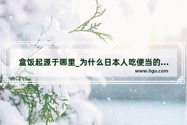 盒饭起源于哪里_为什么日本人吃便当的时候不加热 直接吃