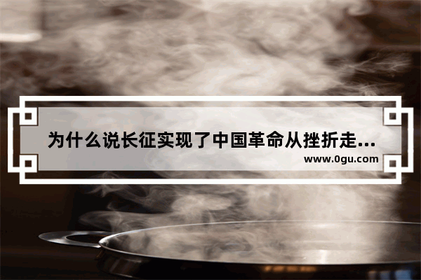 为什么说长征实现了中国革命从挫折走向胜利的伟大转折,中国历史错误路线的原因