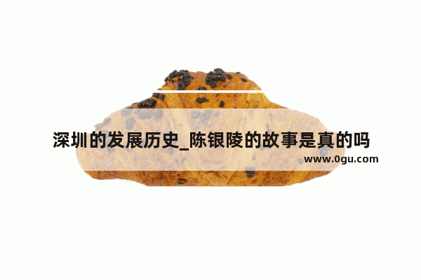 深圳的发展历史_陈银陵的故事是真的吗