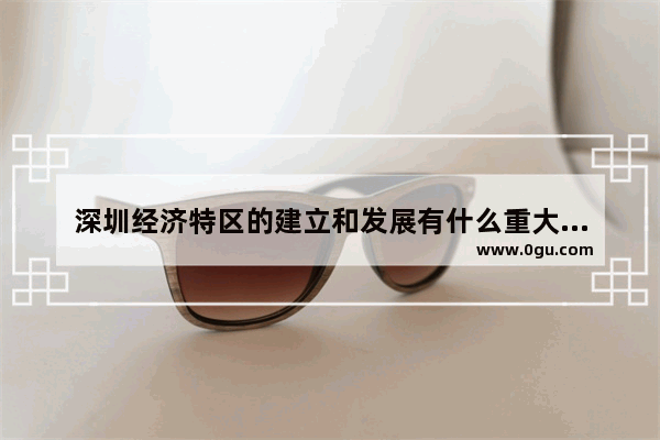 深圳经济特区的建立和发展有什么重大意义_深圳市文博中学好不好