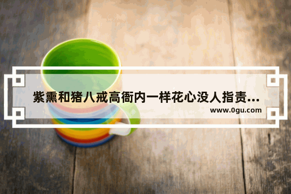 紫熏和猪八戒高衙内一样花心没人指责身份吗懒惰 世上最花心的历史人物