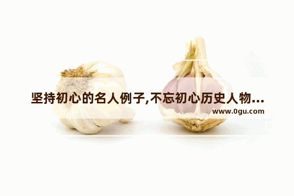 坚持初心的名人例子,不忘初心历史人物素材高中