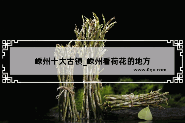 嵊州十大古镇_嵊州看荷花的地方