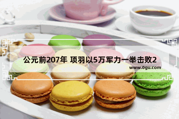 公元前207年 项羽以5万军力一举击败20万秦军的是哪场著名战役_上甘岭战役敌军投入多少兵力