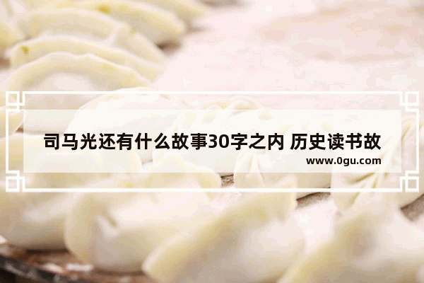 司马光还有什么故事30字之内 历史读书故事讲故事短故事