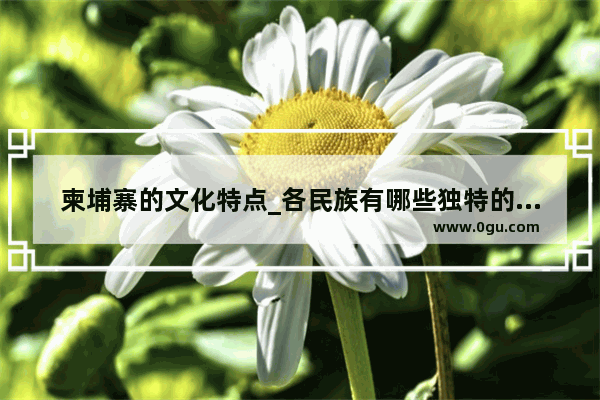 柬埔寨的文化特点_各民族有哪些独特的丧葬方式