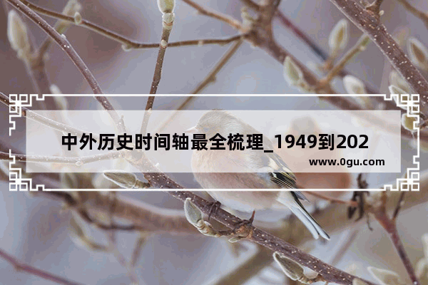 中外历史时间轴最全梳理_1949到2020的历史时间轴