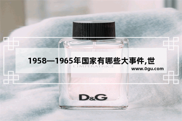 1958—1965年国家有哪些大事件,世界历史全部灾难