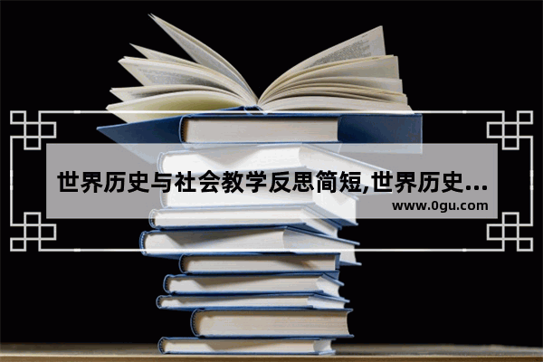 世界历史与社会教学反思简短,世界历史与社会教学反思