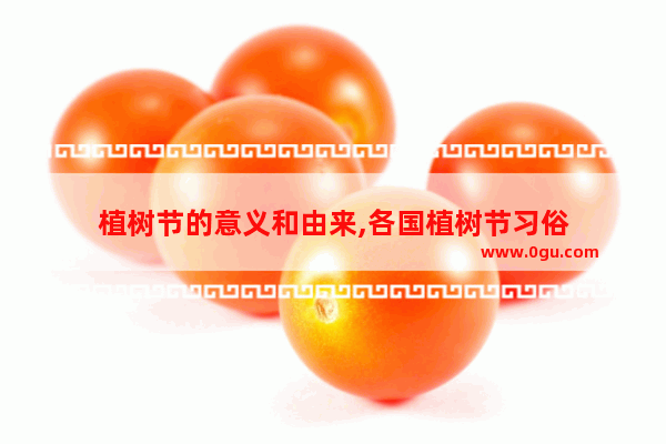 植树节的意义和由来,各国植树节习俗