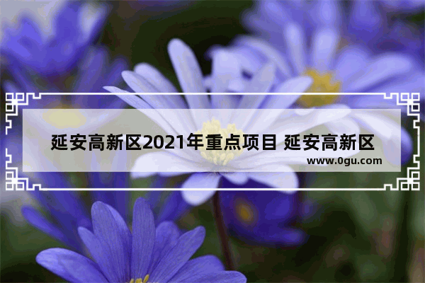 延安高新区2021年重点项目 延安高新区的历史文化