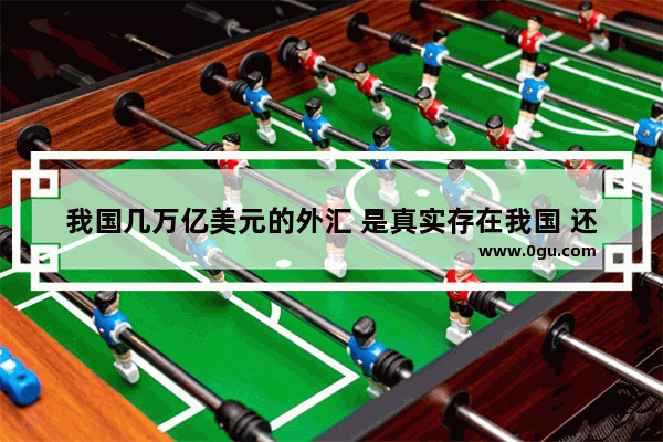 我国几万亿美元的外汇 是真实存在我国 还是在美国的一个数字