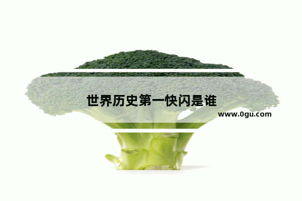 世界历史第一快闪是谁