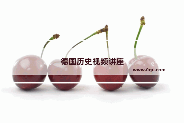 德国历史视频讲座