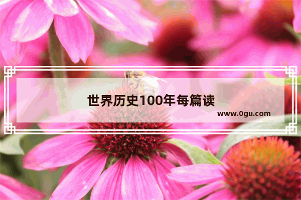 世界历史100年每篇读