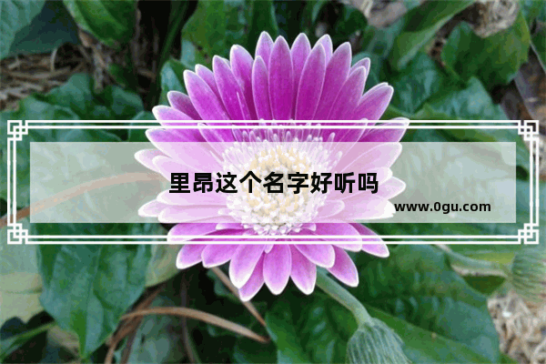 里昂这个名字好听吗