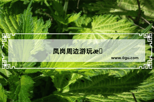 凤岗周边游玩景点推荐