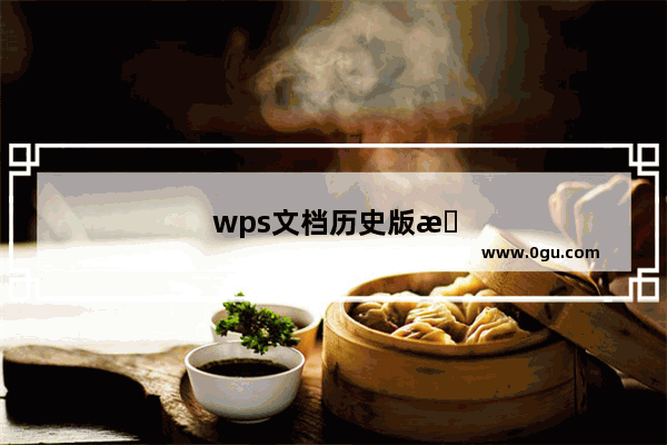 wps文档历史版本追踪