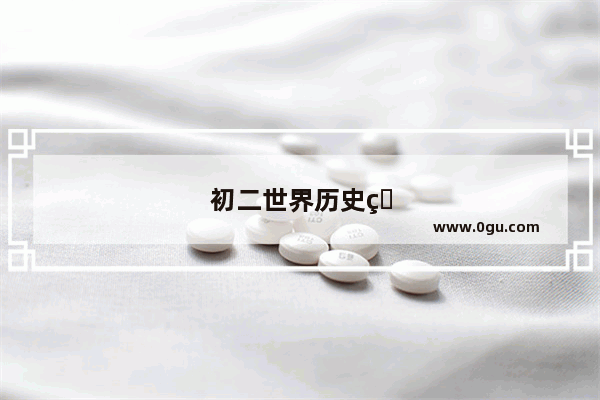 初二世界历史知识点归纳