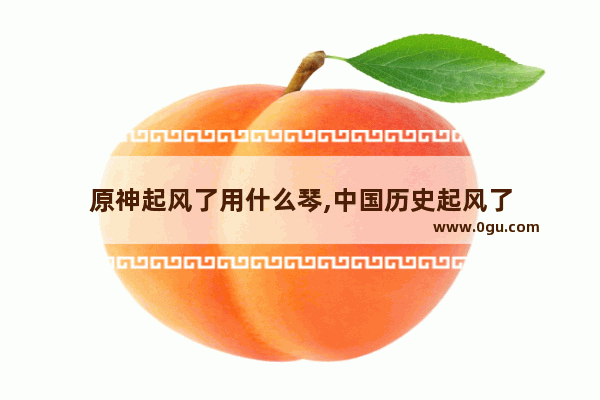 原神起风了用什么琴,中国历史起风了