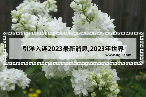 引洋入连2023最新消息,2023年世界历史大事