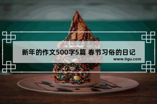 新年的作文500字5篇 春节习俗的日记