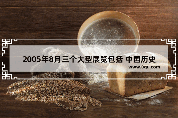 2005年8月三个大型展览包括 中国历史纪念抗战