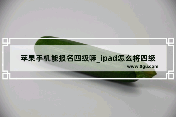 苹果手机能报名四级嘛_ipad怎么将四级词汇导入