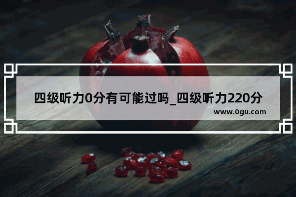 四级听力0分有可能过吗_四级听力220分什么水平