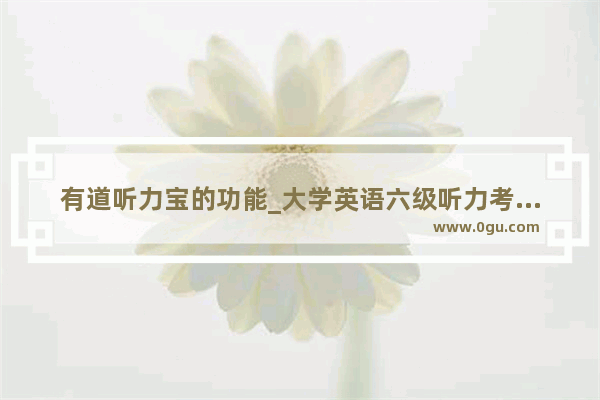 有道听力宝的功能_大学英语六级听力考试频道是什么