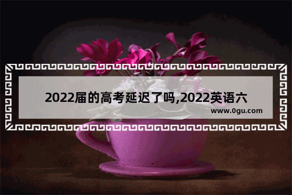 2022届的高考延迟了吗,2022英语六级延期了吗