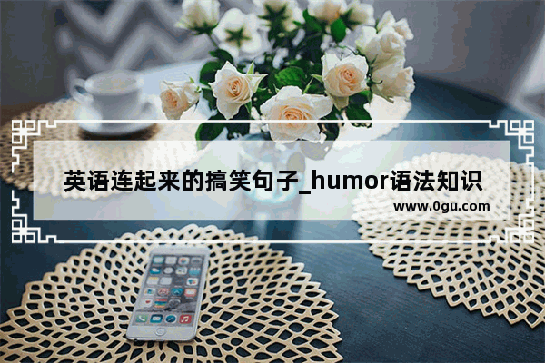 英语连起来的搞笑句子_humor语法知识点