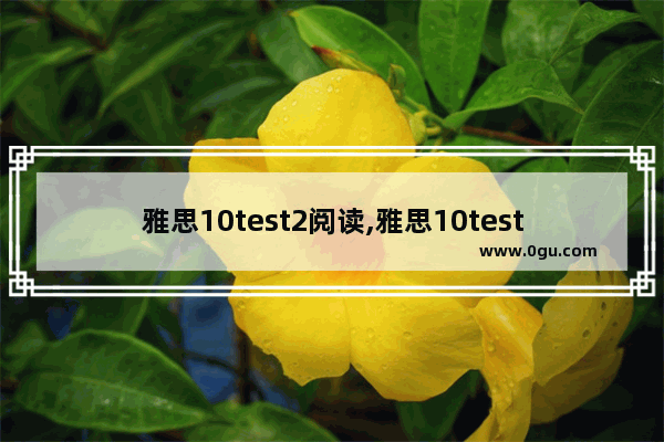 雅思10test2阅读,雅思10test2阅读