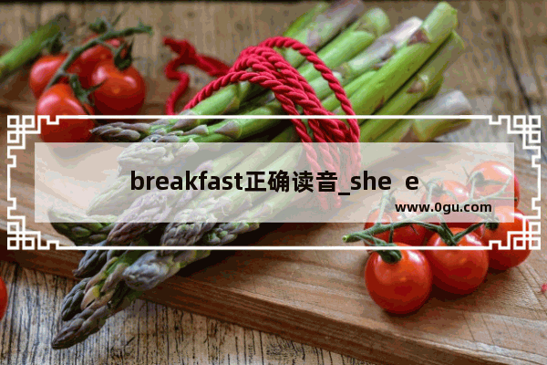 breakfast正确读音_she  eats  her  breakfast  every   day改为现在进行时