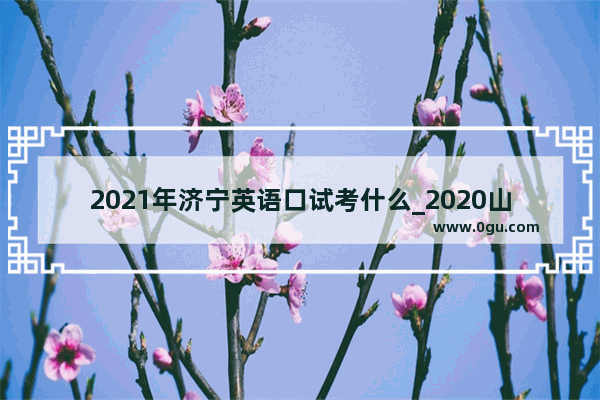 2021年济宁英语口试考什么_2020山东英语口语考试内容