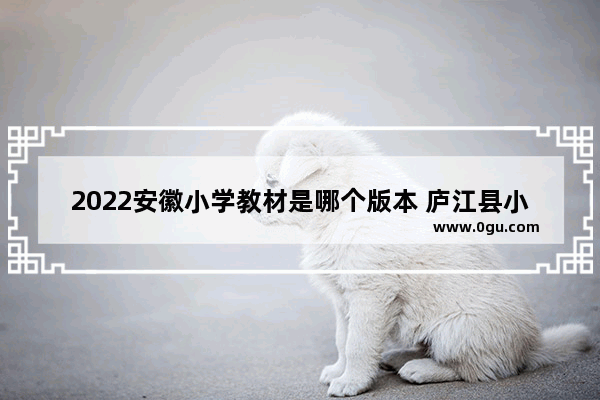 2022安徽小学教材是哪个版本 庐江县小学升学英语考试