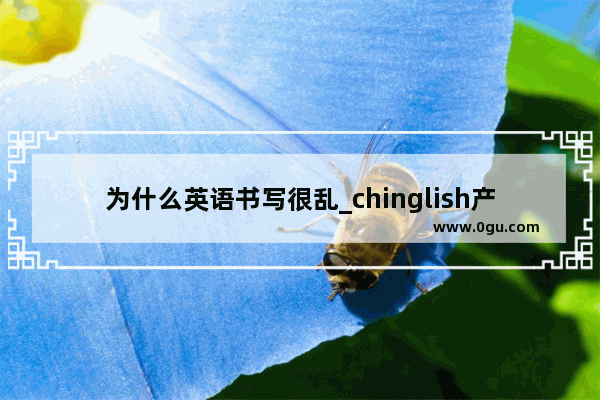 为什么英语书写很乱_chinglish产生的原因