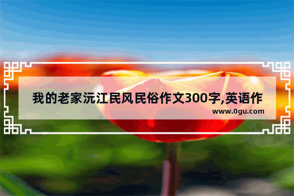 我的老家沅江民风民俗作文300字,英语作文沅江