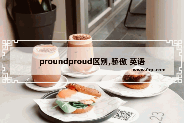 proundproud区别,骄傲 英语