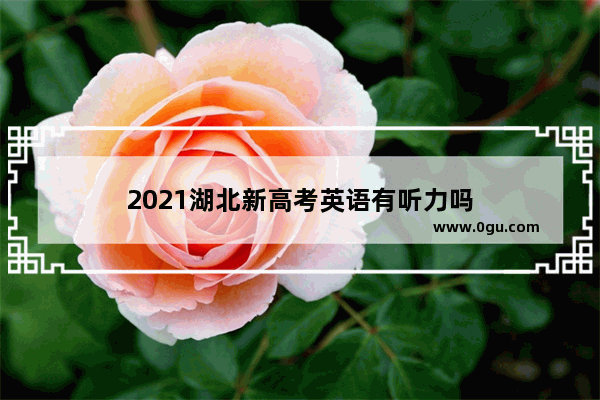 2021湖北新高考英语有听力吗