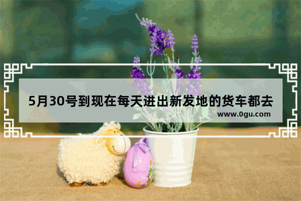 5月30号到现在每天进出新发地的货车都去了全国各地！怎么办