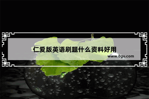 仁爱版英语刷题什么资料好用