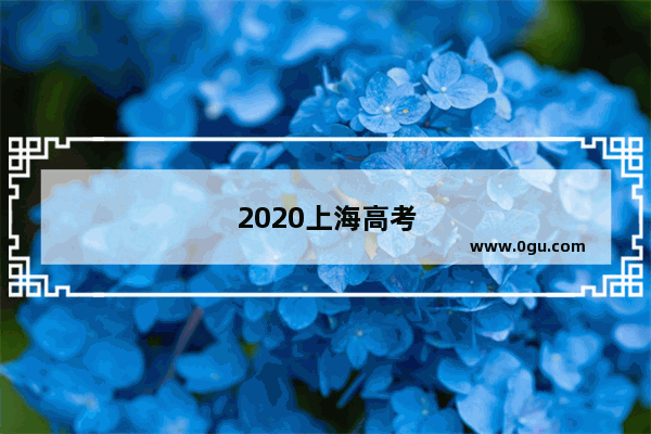 2020上海高考