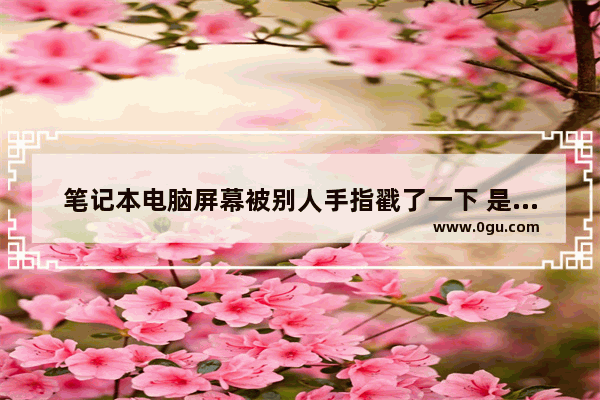 笔记本电脑屏幕被别人手指戳了一下 是否会坏_手指戳了怎么办