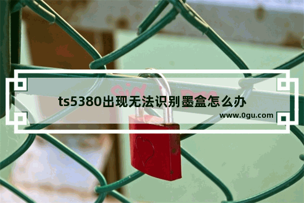 ts5380出现无法识别墨盒怎么办