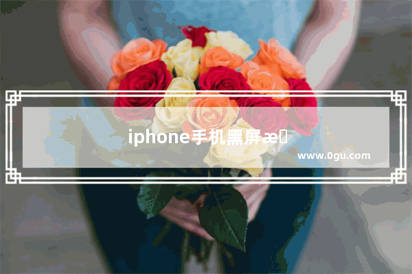 iphone手机黑屏怎么办有声音