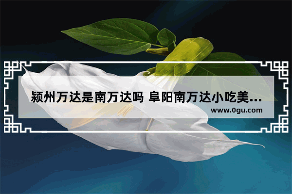 颍州万达是南万达吗 阜阳南万达小吃美食推荐餐厅在几楼吃饭的