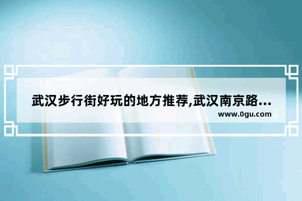 武汉步行街好玩的地方推荐,武汉南京路附近美食推荐店铺有哪些餐厅